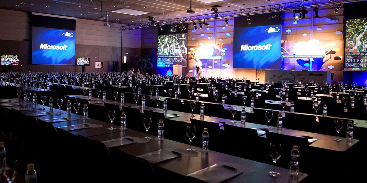 Organizacin de Evento de Microsoft en Madrid